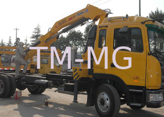 Mobile Commercial 6.3T Knuckle Boom Truck  Mounted Crane with hydraulic arms  For Safety Transport