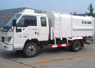 Hydraulic Side Loader Garbage Truck 5000L Special Purpose Vehicles For Collecting Refuse