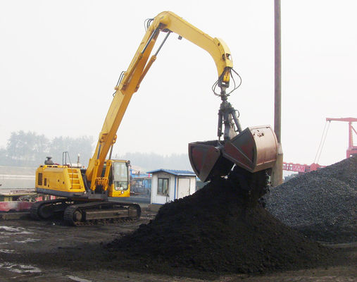 강철 공장을 위한 다시 탄약을 재는 장비를 취급하는 60 톤 석탄 취급 장비