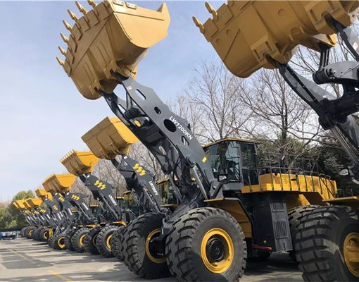 LW1000KN Wheel Loader Earthmoving Machinery , Dual pump Combined Technology